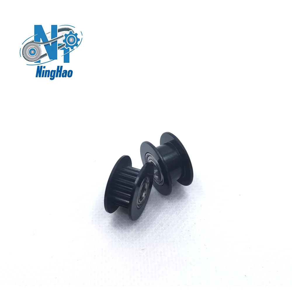 2GT 20Teeth Black Timing Pulley Belt  Width 6/9/10mm Bore 3/4/5/6mm 20T Tensioning Wheel Open Synchronous 3D Printer Accessories - view 5