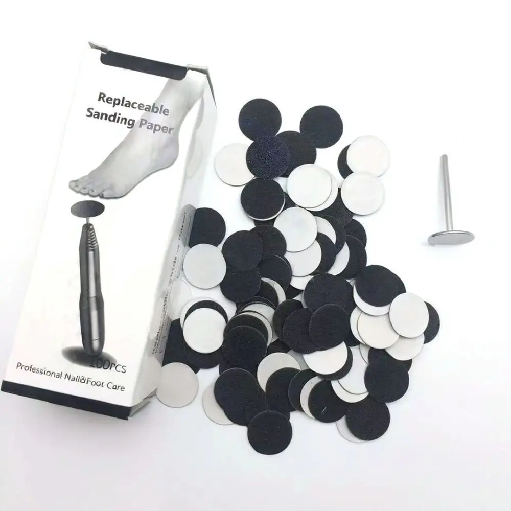 Replacement Sanding Pads For Electric Nail Drill Machine Pedicure Manicure Tools Callus Remover Grinding Discs Accessory