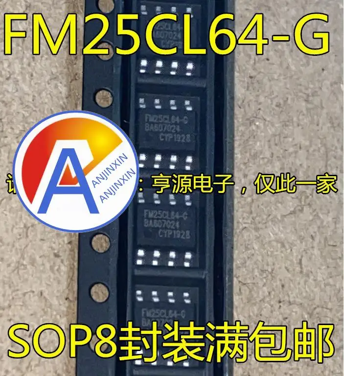 

10pcs 100% orginal new FM25CL64 FM25CL64-G SOP-8 Non-Volatile Memory/Static Memory Chip