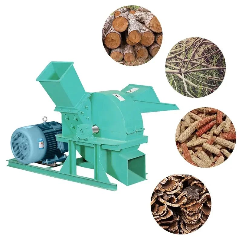 Haolu Wood Crusher Grinder Hammer Mill Wood Crushing Machine Various Kinds Sawdust Making Machine