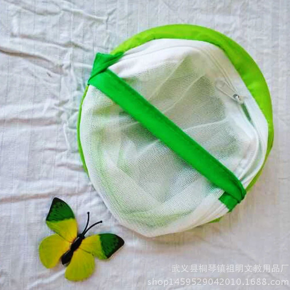 

Anti-Insect Net Cage 14X15Cm Foldable Mesh Habitat For Catching Butterflies Bugs Outdoor Learning Life Cycles Educational