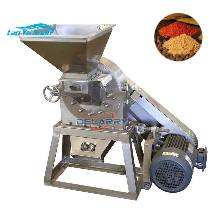 Electric Automatic Spice Pulverizer Herb Powder Grinding Machine Root Grinder for Sale