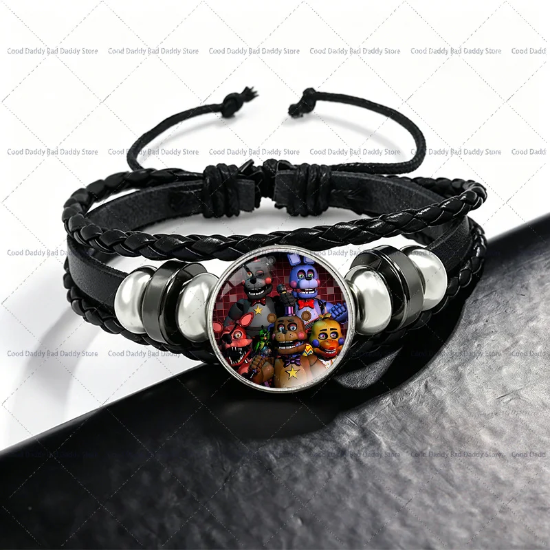 Anime Creative Chain Bracelets Fashion Jewelry Wristband Five Night At Freddys Cartoon Cute Bracelet Accessories Bangle Gifts - view 4
