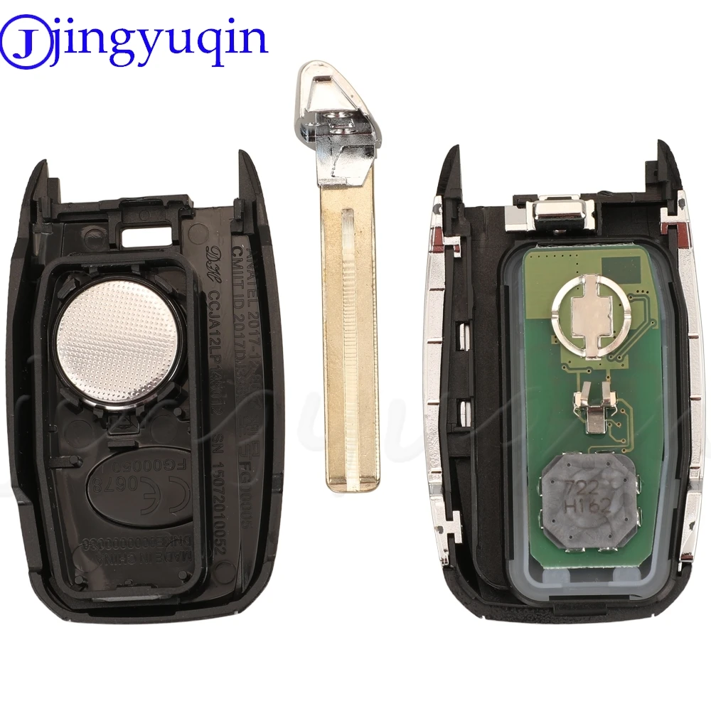 Jingyuqin 3 pulsanti Smart card telecomando chiave per auto Fob 433 MHz 95440-D9100/D9510 ID47 Chip per KIA Sportage 2016