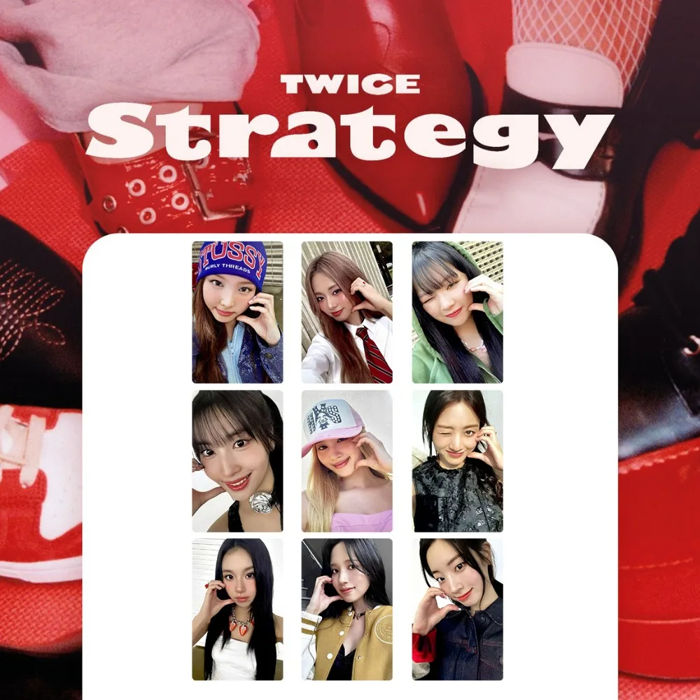 Kpop Twice 14th Mini Album Strategy Photo Card Nayeon Jeongyeon Momo Sana Jihyo Mina Dahyun Chaeyoung Tzuyu LOMO Card Fans Gift