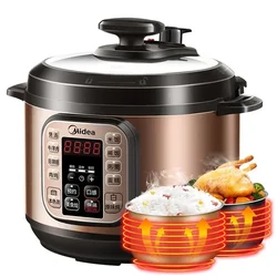 Midea Electric Pressure Cooker Household Intelligent High Voltage Electric Rice Cooker 5L Cooker Kitchen Appliances