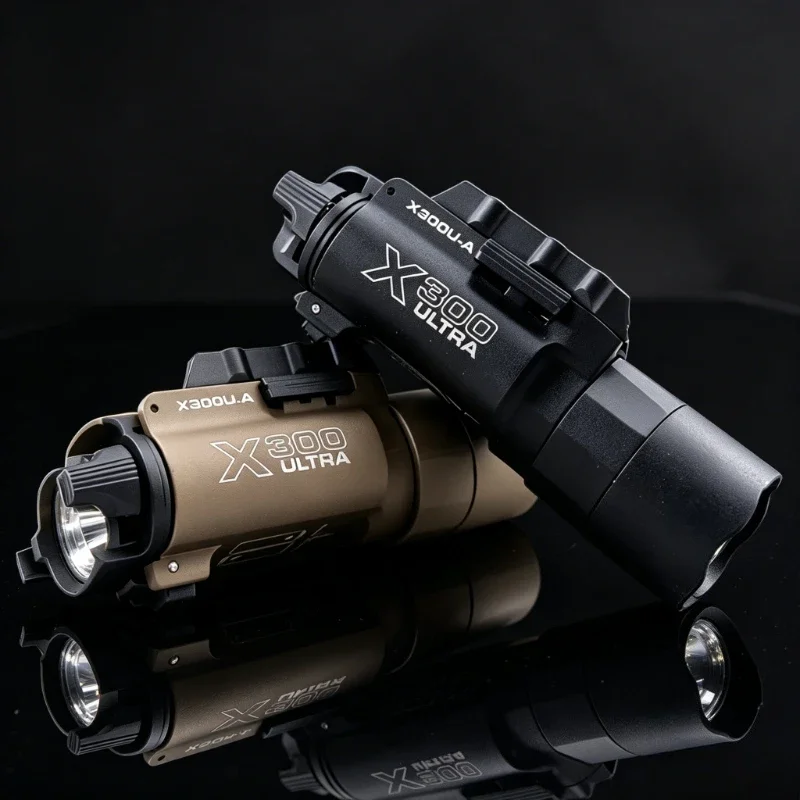 Portable Mountable Metal Torch Strobe Light Function Recharge 3.7V Battery Hobby Outdoor Lighting Accessory