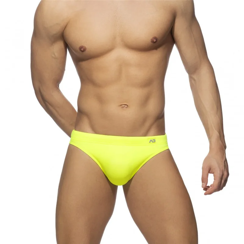 Solid Push up Men Neon Swim Bikni Brief Trunks Unerwear Sexy Swimwear Beach Surf Shorts Swimsuit Bathing Suit Sunga Panties