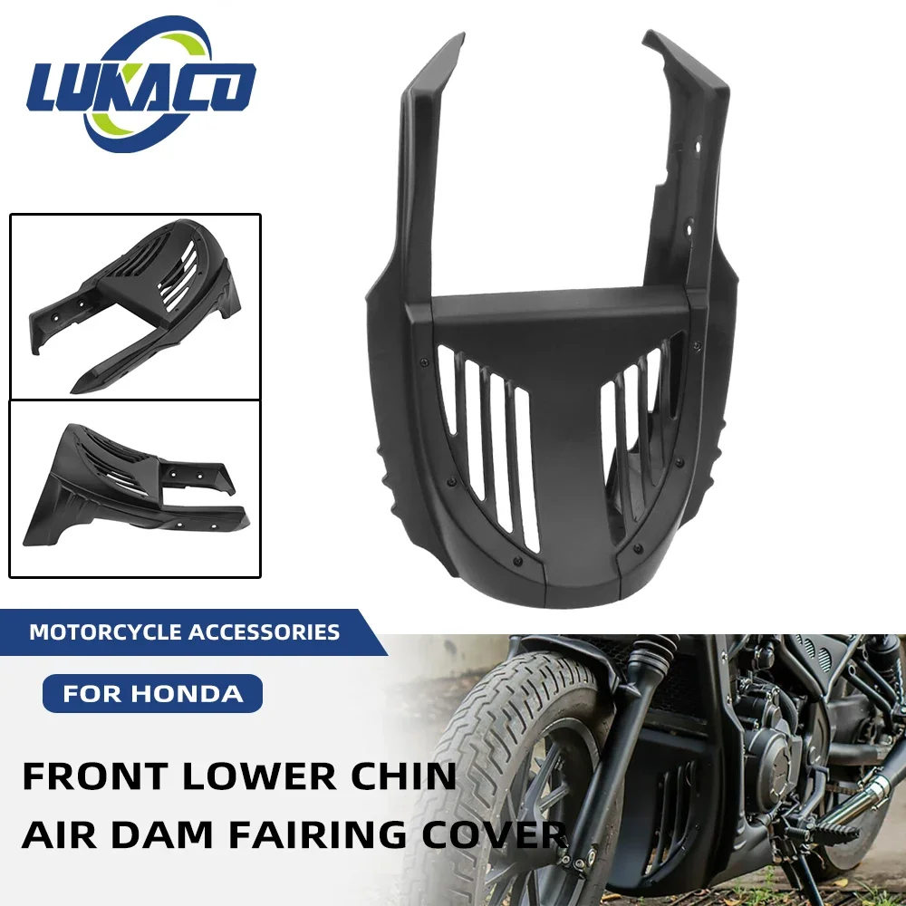 

Motorcycle Front Lower Chin Air Dam Fairing Cover Engine Guard Side Belly Pan For Honda Rebel CMX300 CMX500 CMX 300 500 17-23