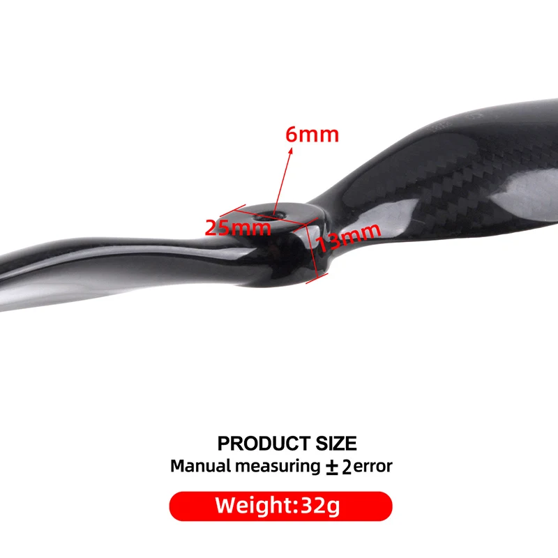 1PC Carbon Fiber Electric Propeller Wooden Prop for RC Airplane, Propeller, CW, 18x8, 19x10, 20x10, 22x10, 16x08, 17x08, 1Pc