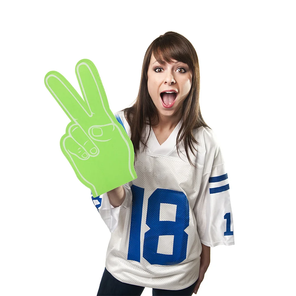

6Pcs Giant Foam Fingers for Sports Fans Cheerleading Stuff Custom Team Look for Basketball Football Baseball Tennis