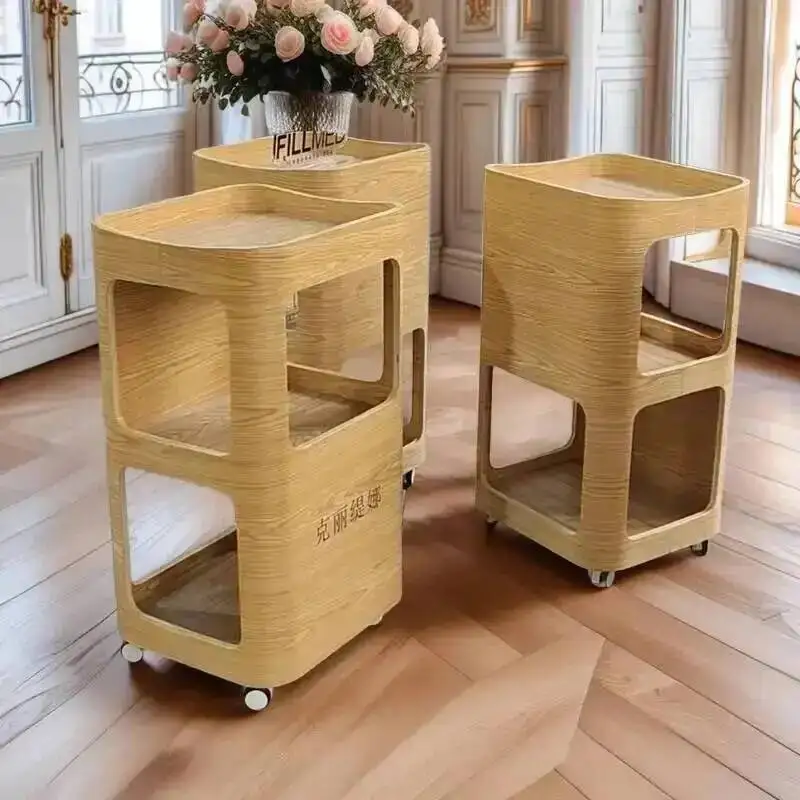 Simple Modern Rolling Cart Beauty Salon Specific Storage Shelf Medical Trolley Designers Salon Furniture Kosmetik Wagen FYST
