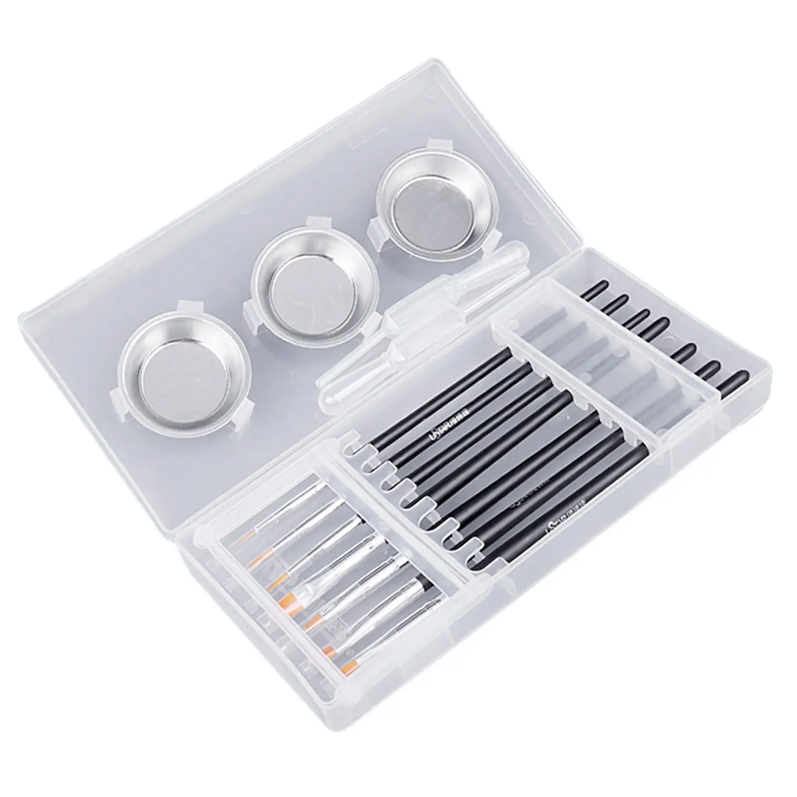 Painting Brush Palette Set Paint Tray Palettes for Model Building Tools Oil Watercolor Model Painting DIY Art Craft Painting