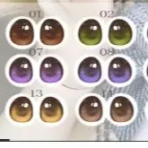 BJD eyes doll Metallic effect eyes 10mm-24mm doll acrylic eyes for 1/8 1/6 1/4 1/3 BJD SD doll accessories 10mm-24mm doll eyes