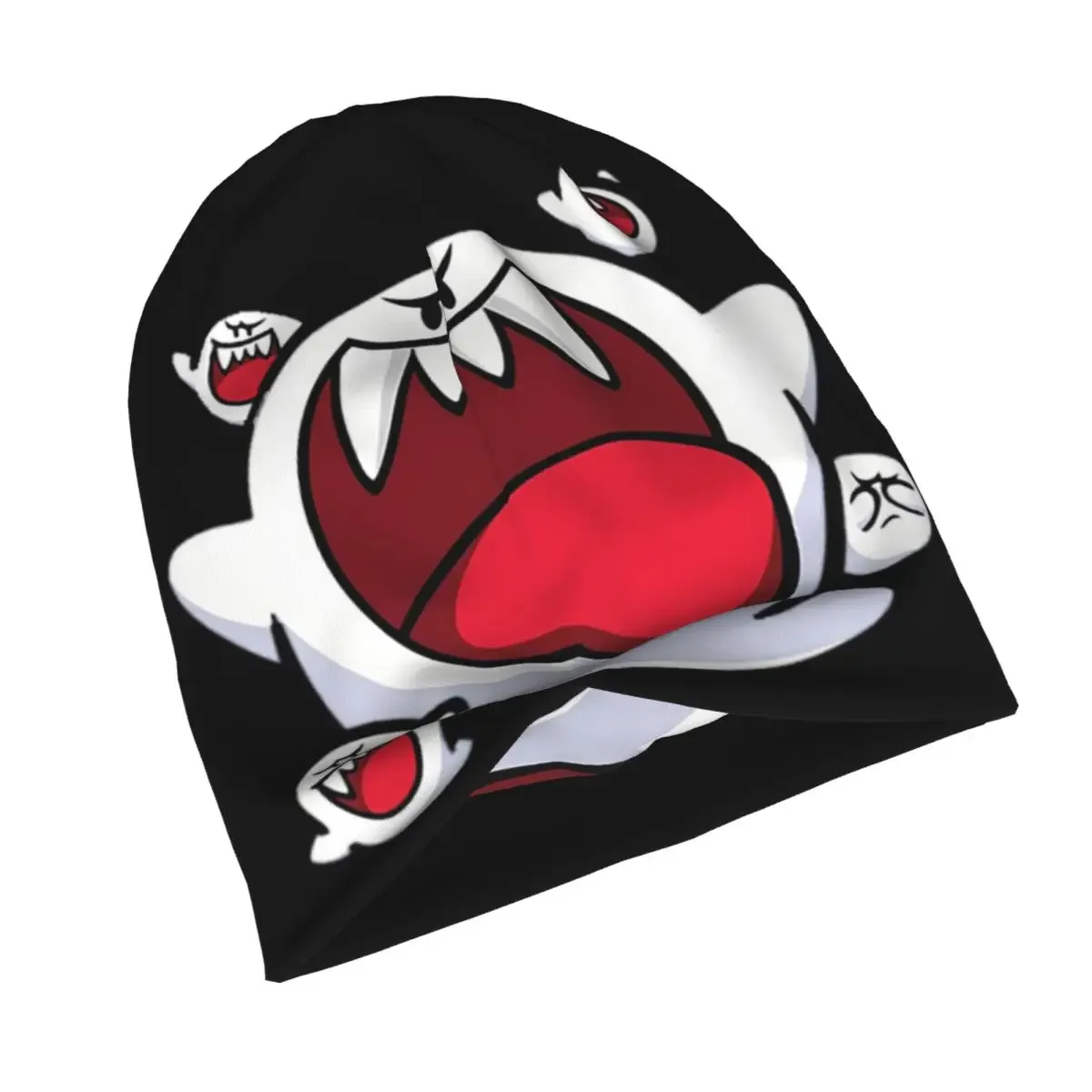 King Boo Warm Knitted Cap Hip Hop Bonnet Hat Autumn and Winter Polyester Material Warm Knit Cap
