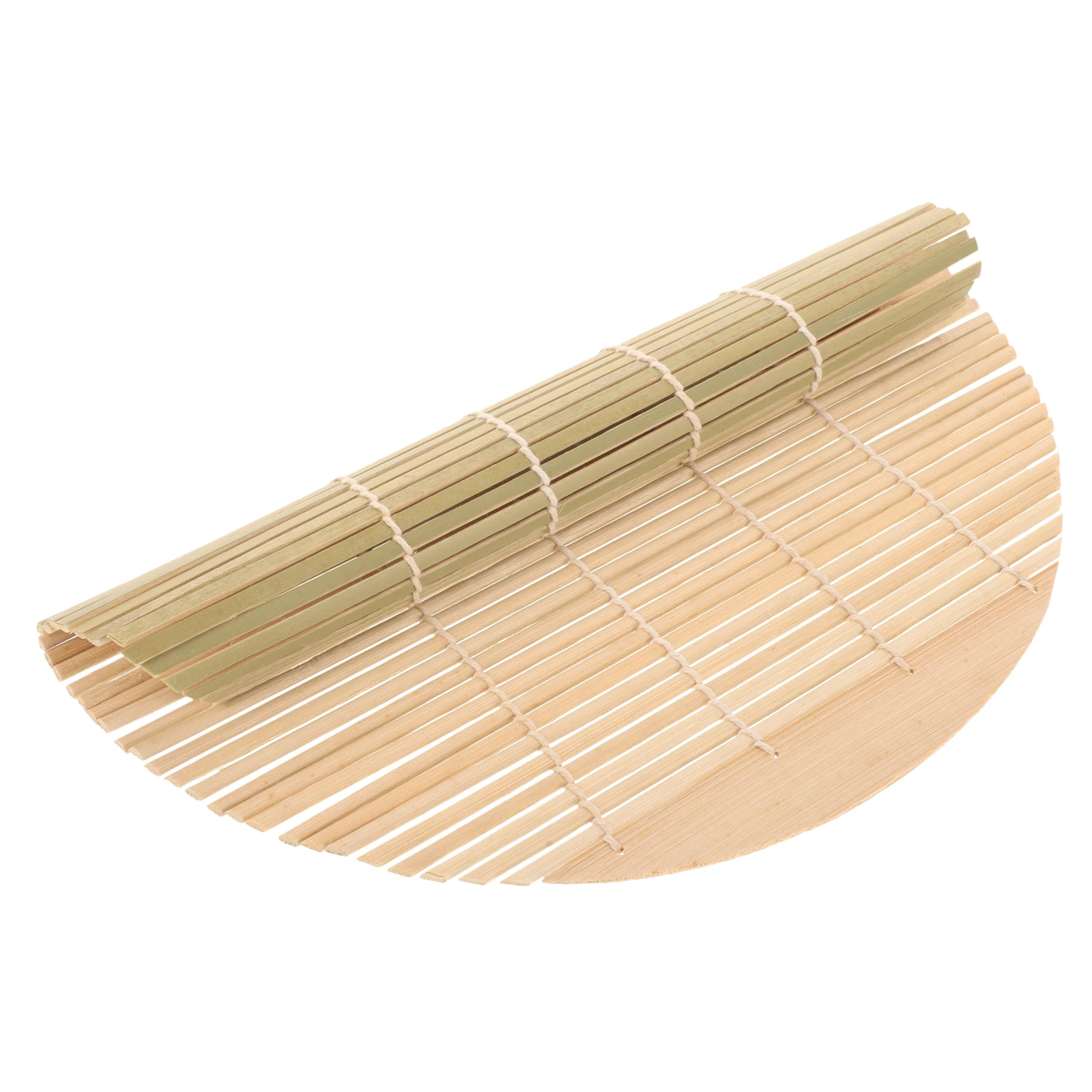 

Bamboo Sushi Mold Curtain Rolling Mat Round Light Green 28cmx35mm Maker Kit Gadget Tools Wrapping Supply DIY Pad
