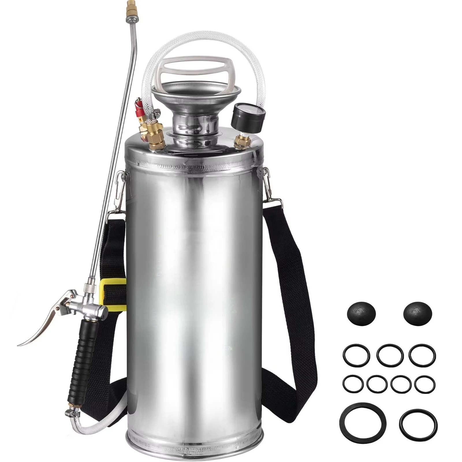 

8L High-quality Manual Pump Spray, with Pressure Gauge and Safety Valve, Applicable To Adjustable Nozzle