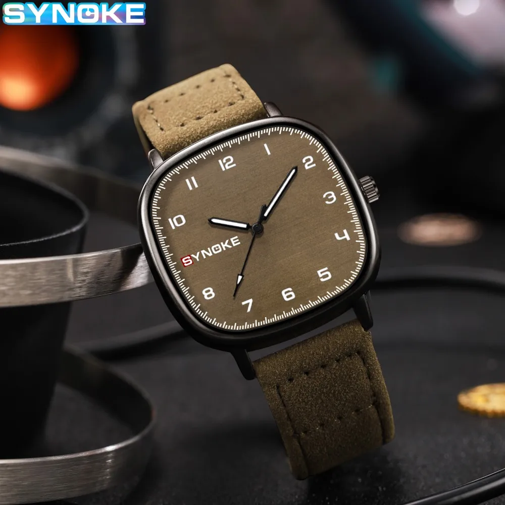 New Men Quartz Watch Fashion Simple Business Belt Retro Watch For Men Watch Student Wristwatch Sports Non Mechanical