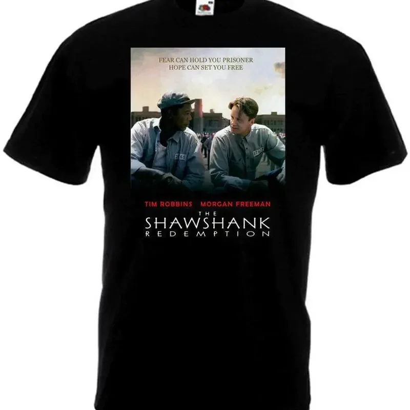 The Shawshank Redemption v4 T shirt black movie poster all sizes S 5XL