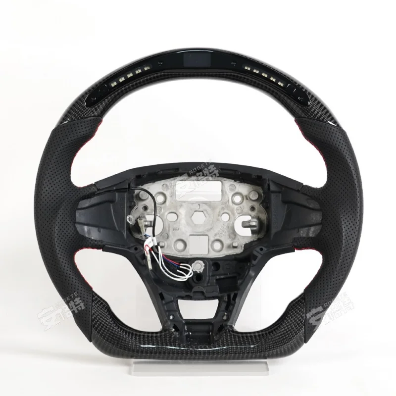For Ford Tourneo Custom (2018-2021) Carbon Fiber LED Sport Steering Wheel (Modification Upgrade Part)