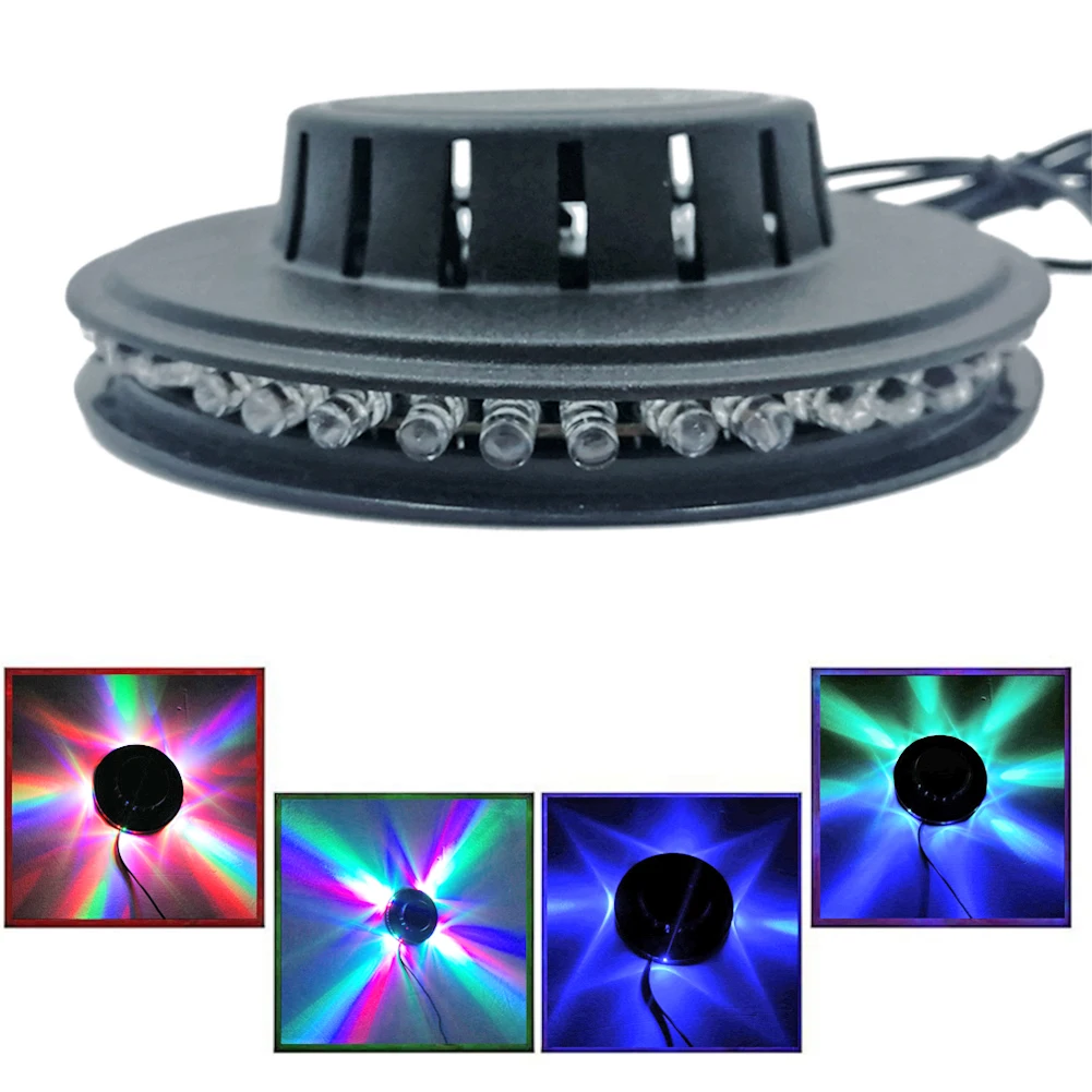 Disco 48 LED RGB Home Party Par Stage Backlight Wall Decor Flash Luz Lights Laser Color Beam Music Lamp Luces Lighting
