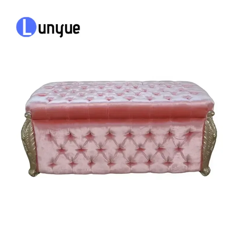Modern Wooden Children Storage Stool Toy Box Footrest Chair Kids Bedroom Furniture Set Multifunctional Seat Organizer Bench