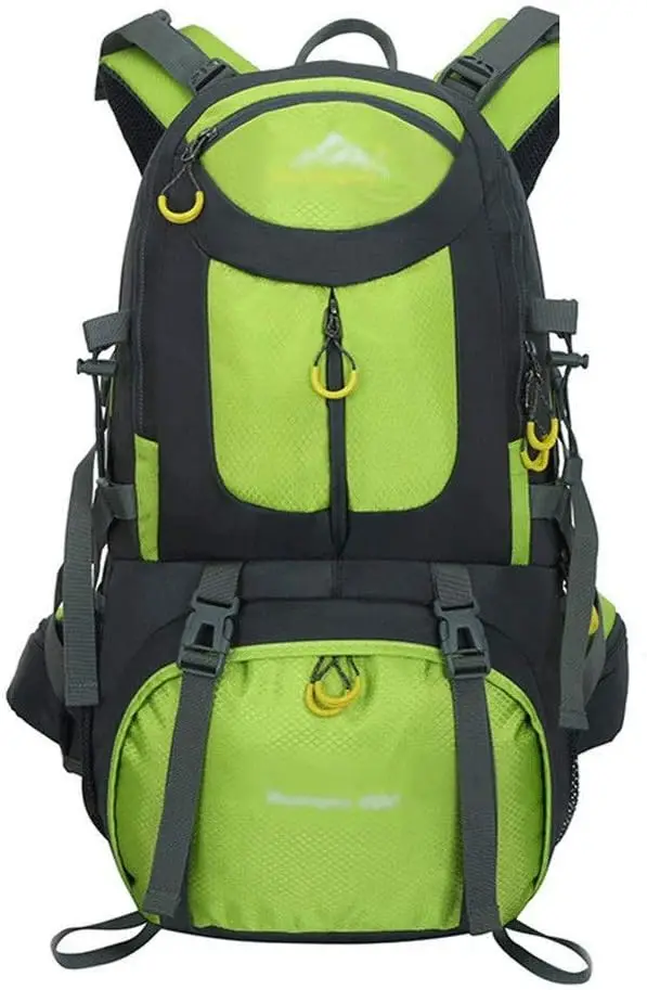 Internal Frame Outdoor Camping Travel Rucksack Mountaineering Backpack Climbing Hiking Bag Packs Large Capacity(Black)