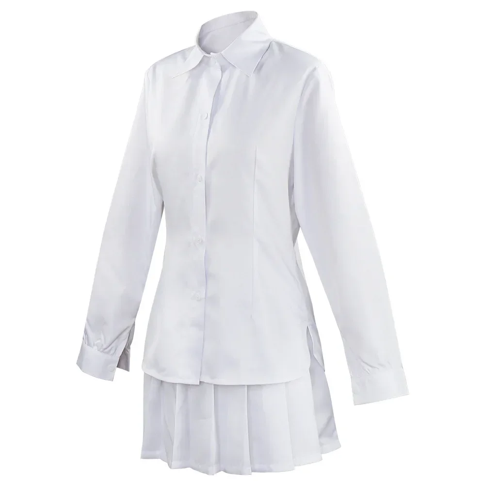 Anime The Promised Neverland Norman Emma Costume Cosplay Uomo Camicia bianca Pantaloni Donna Gonna Abito Uniforme Halloween Outfit