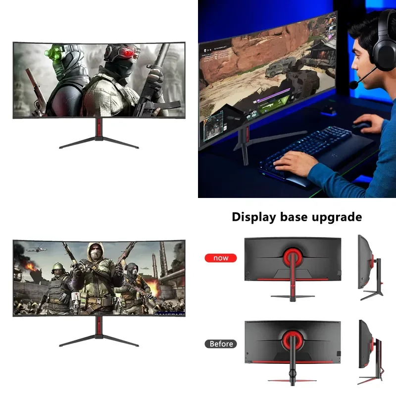 High Quality 100hz 4k Curved 38 Inch 4k Gaming Curve Pc Computer Gaming