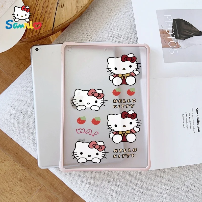 

Sanrio Cute Hello Kitty pink ipad case is suitable for the ipad Pro 6/M4,Air3/5,Mini 6,ipad 6/10,8.3/9.7/10.5/12.9/10.9/11 inch
