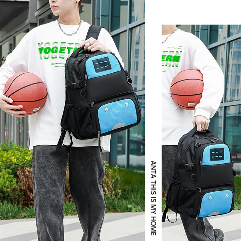 3 Farben Sport rucksack Fußball tasche Jungen Schule Basketball Rucksack mit Schuh fach Fußball tasche große Rucksack Schuhe