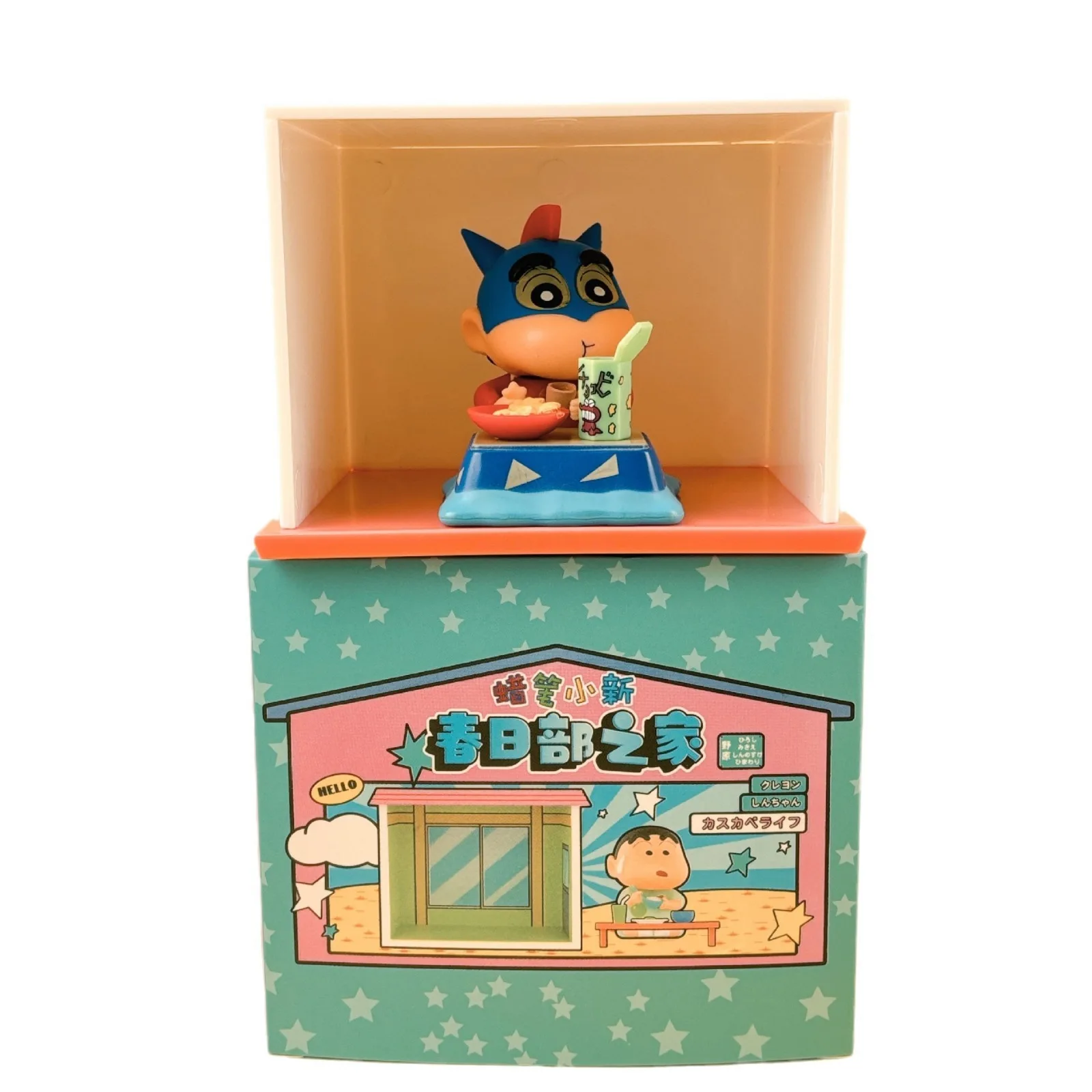 Crayon Shin chan Anime Characters Spring Home Series Blind Box Characters Fashion Cute Car Decoration Model Toys Authentic Gifts