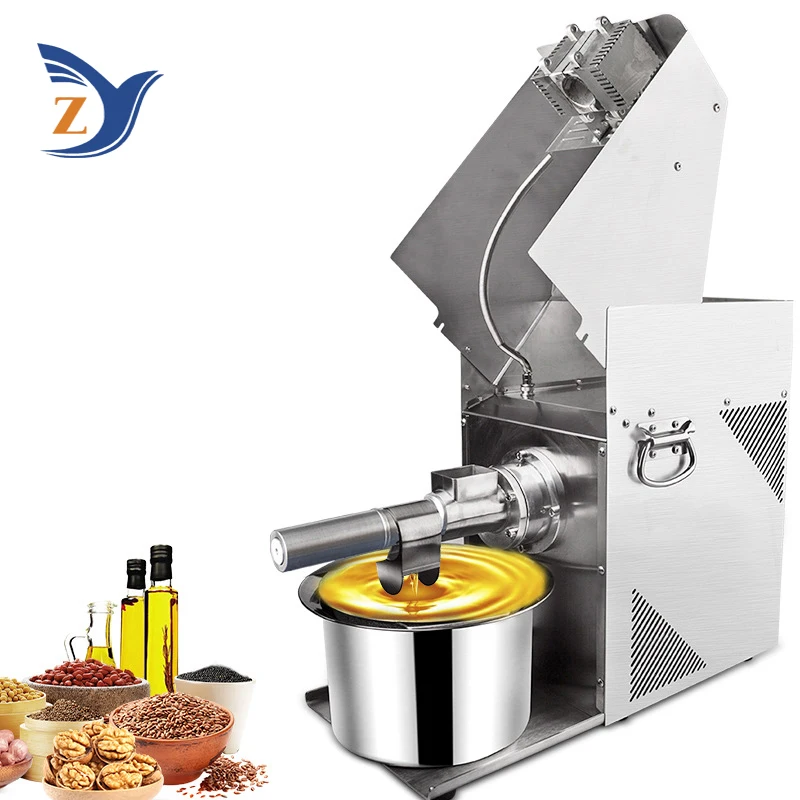 

Oil Press Machine 5Kg Per Hours 1100W Commercial T20 Peanut Flaxseed Cold Squeezer Business Sesame Sunflower Seeds Extraction