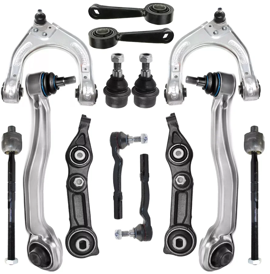

14Pc Suspension Front Control Arm Sway Bar Link Tie Rod Kit For Mercedes Benz W211 C219 CLS500 CLS55 2113203389 2113200889