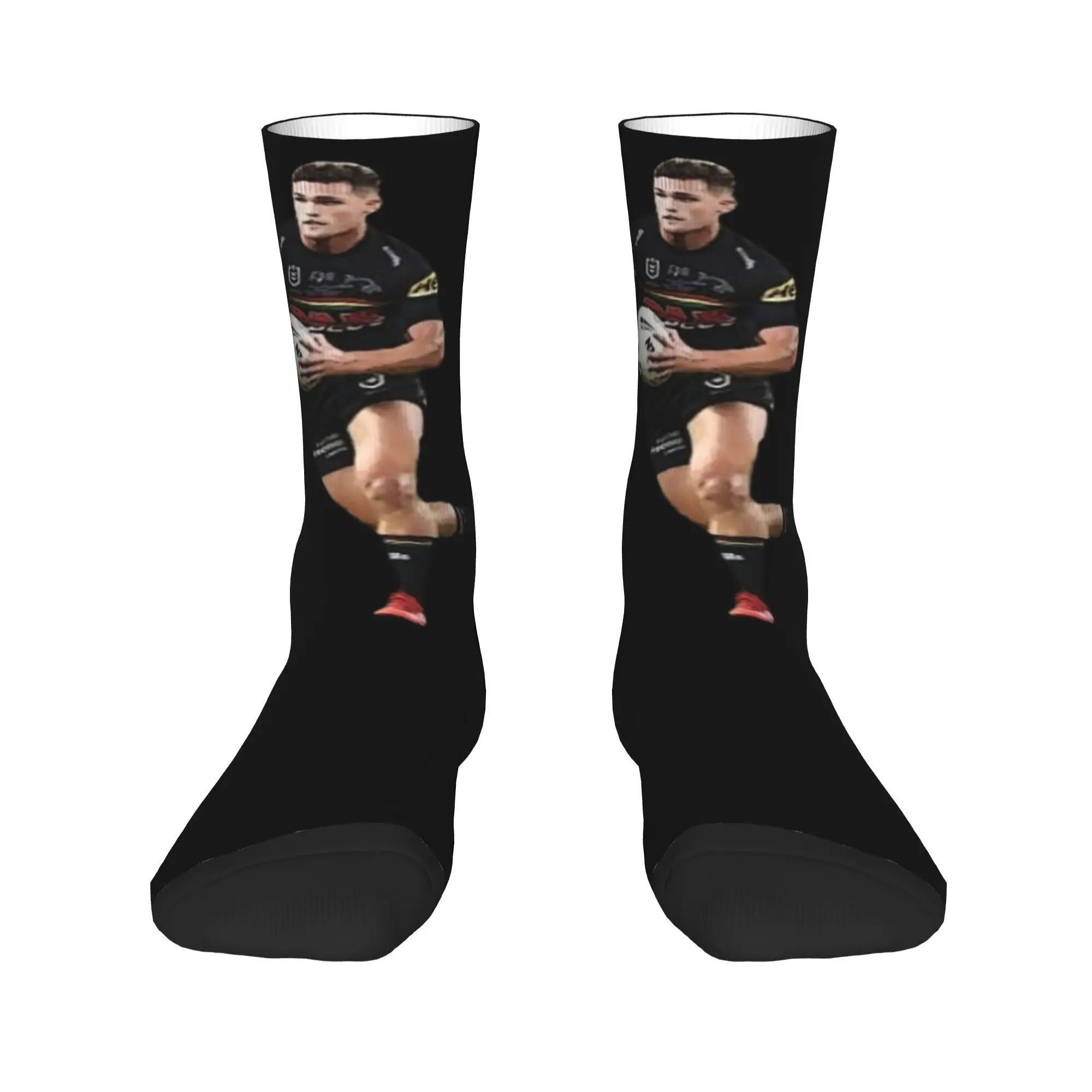 

Носки Nathan Cleary Penrith Panthers, впитывающие пот чулки в стиле Харадзюку, всесезонные длинные носки, аксессуары для подарков унисекс