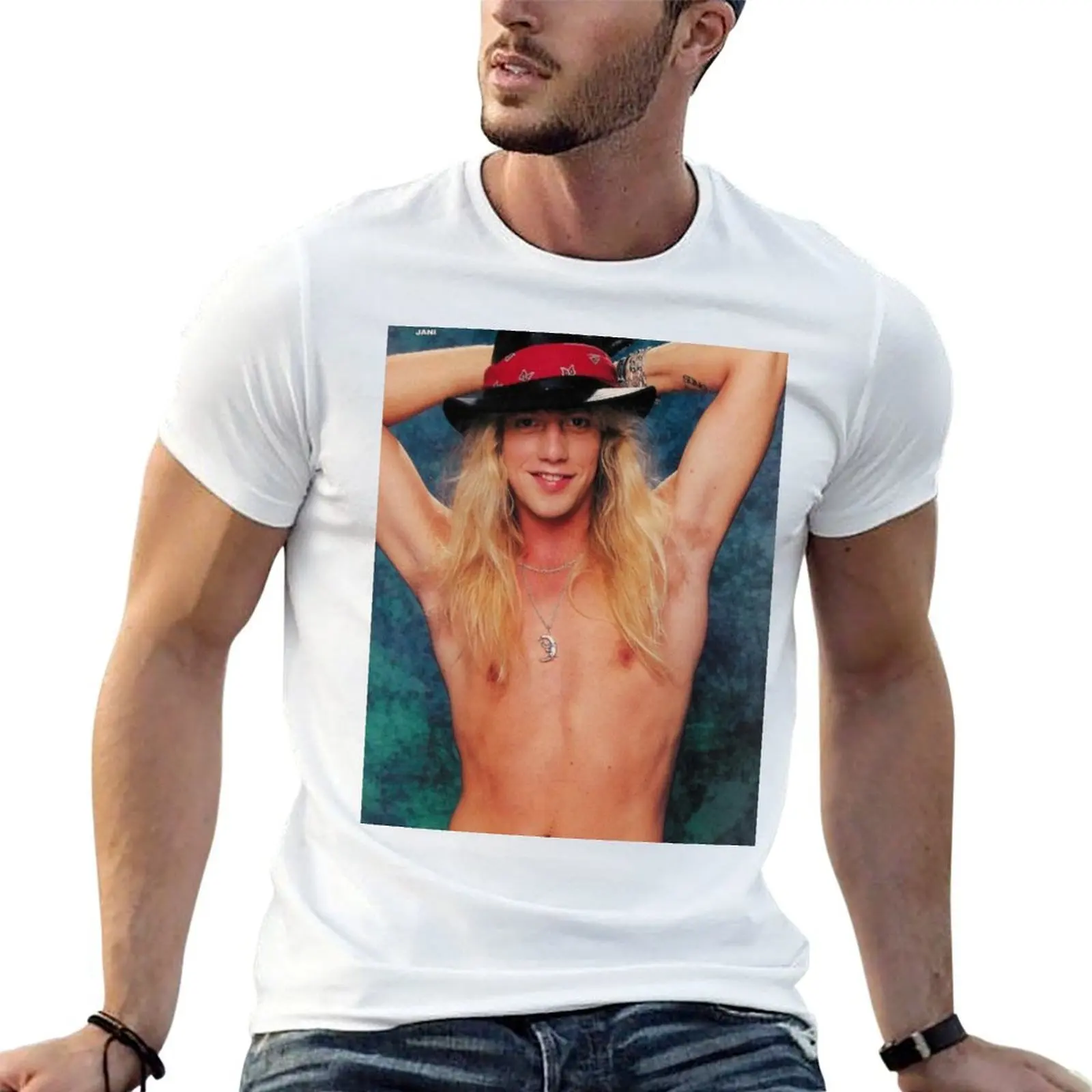 jani lane shirtless T-Shirt man graphic t shirt mens graphic t shirts T-Shirt