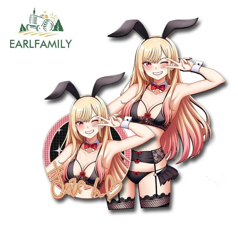 Earl family 13cm für Marin Gothic Goth Auto Aufkleber Vinyl Sonnenschutz Aufkleber kreative einfache Persönlichkeit Autotür schutz