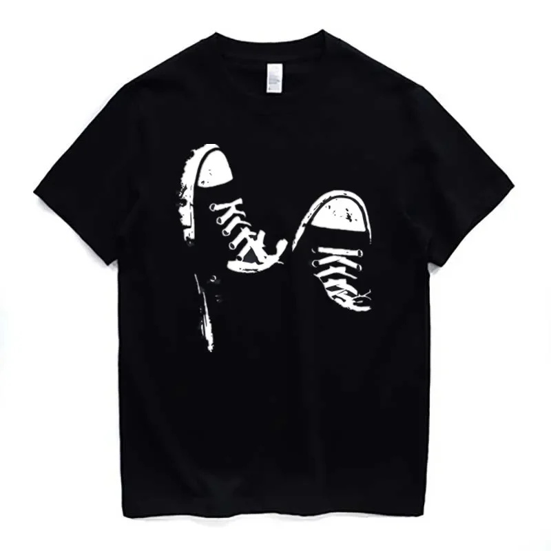 

Fashion Sneaker T-Shirt 100% Cotton O-Neck Summer Short Sleeve Casual Mens T-shirt Size S-3XL