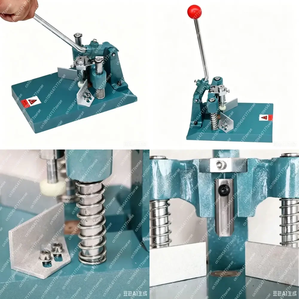 Desktop Paper Corner Cutter Tool with Paper Holding Press and Cast Iron Base for Professional Business Card Rounding