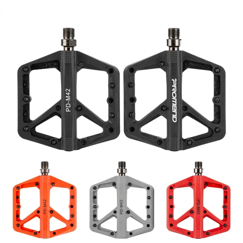 Aluminum Alloy Steel Alxe Cycle Ordinary Mountain Bike Pedal Sealed Bearing Mtb Nylon Bicycle Pedal