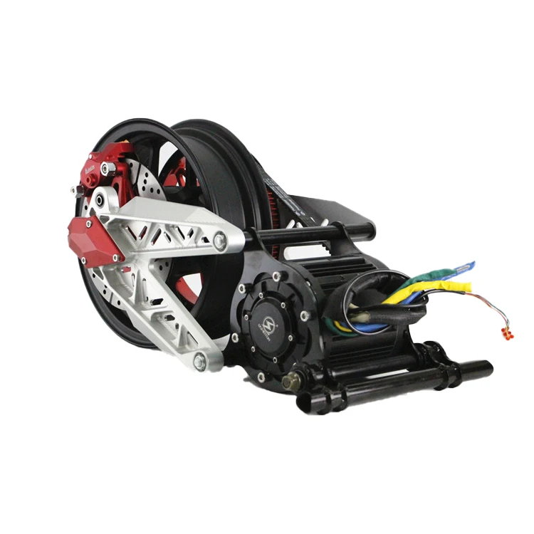 QS Mid-mounted Motor Assembly 72v 3000w Modified Electric Vehicle  Motorcycle Burning Tires