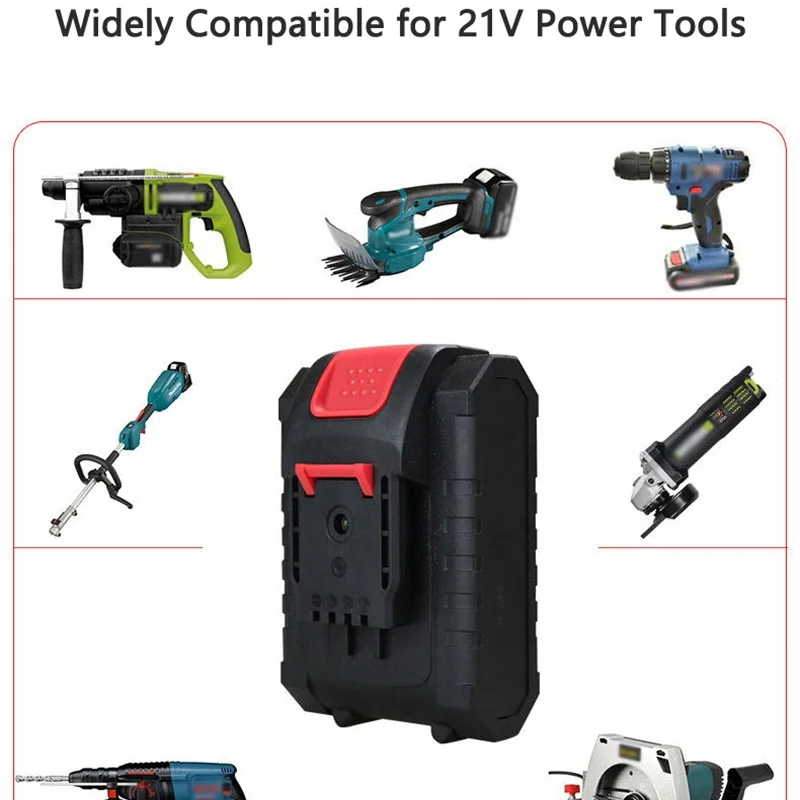 21V 2000mAh Universal Rechargeable Lithium Battery Pack for Power Tools Household Electric Accessories Screwdriver drill Scissor