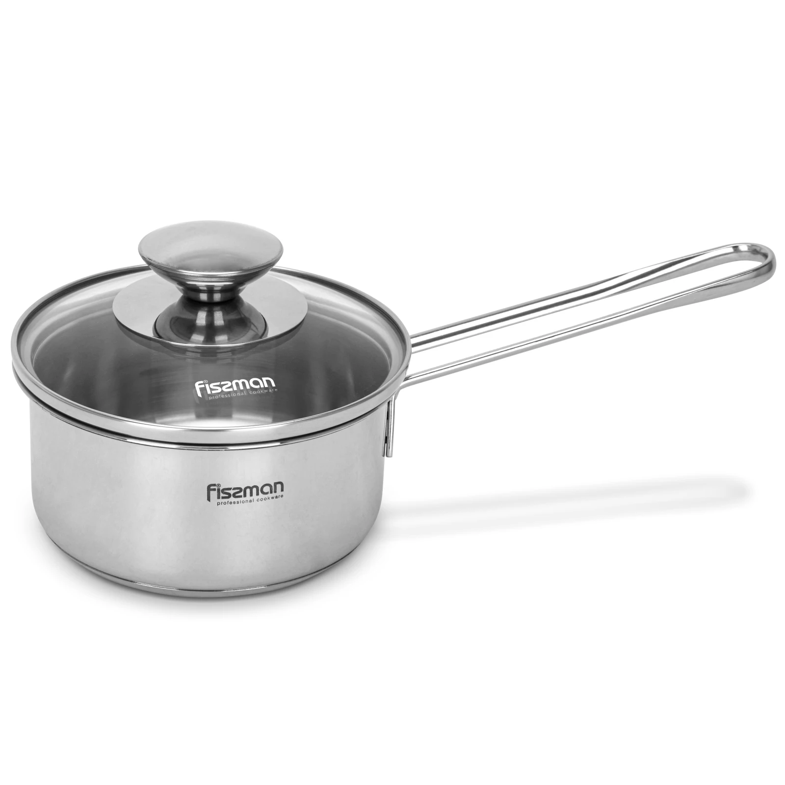 

Stainless Steel 12cm Bambino Saucepan With Glass Lid 0.6l Induction Stockpot Kitchen Cookware