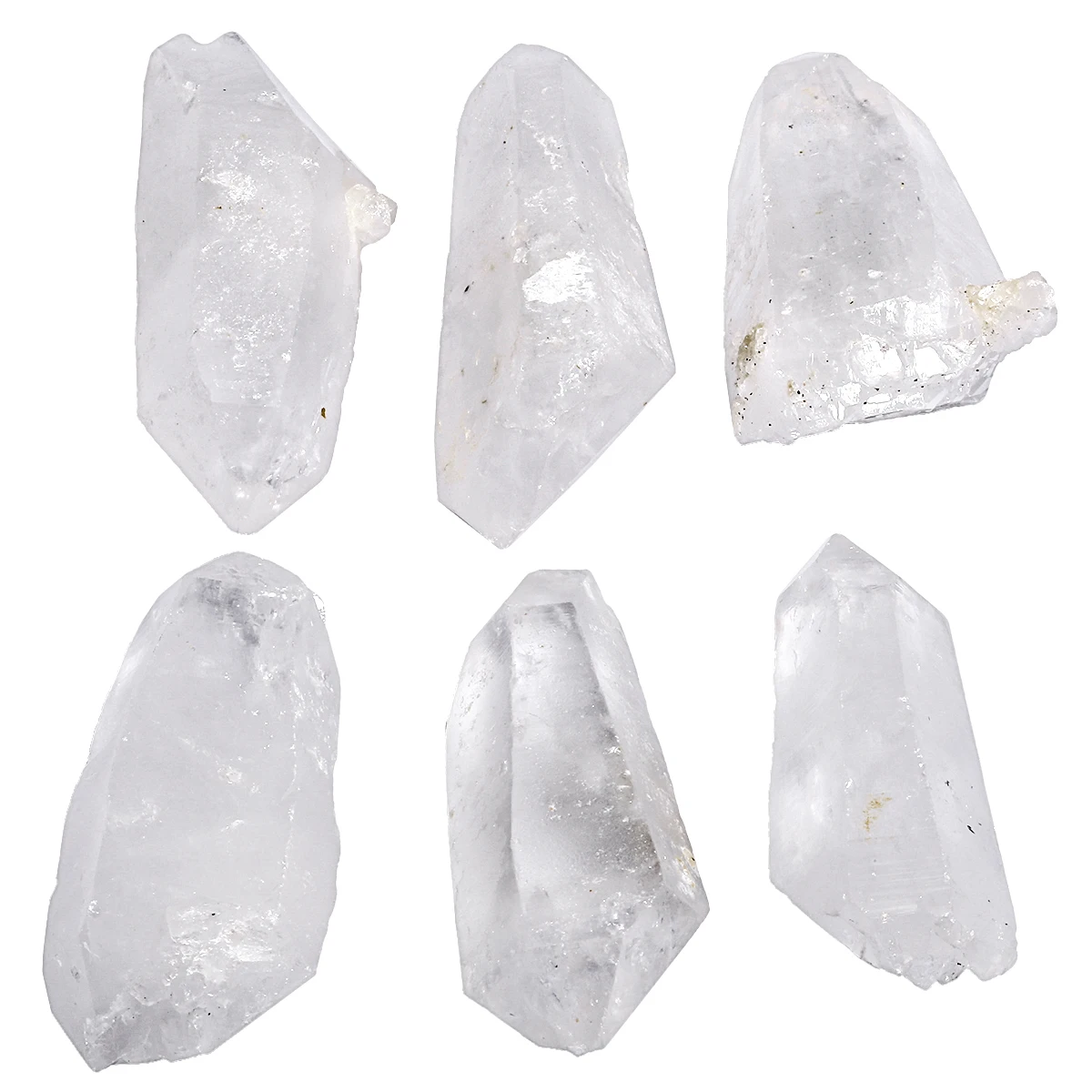 1Pc Natural Raw Rock Quartz Healing Rough Crystal Stone Point Wand Reiki Gemstone For Chakra Balancing Home Decor