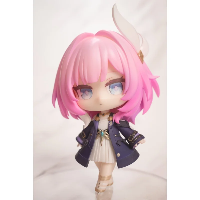 

In-Stock Honkai Star Rail q-Version Cyrene Cosplay Gk White Model Christmas Decoration Gift Suitable For Giving To Friends