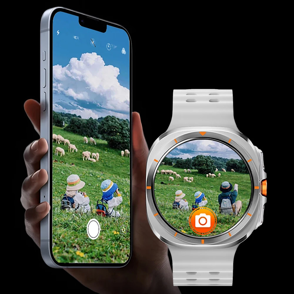 VALDUS 2025 جديد AMOLED Smartwatch الرجال امرأة البوصلة الرياضة عمر البطارية الطويل بلوتوث دعوة ساعة ذكية لسامسونج 7 أندرويد ios