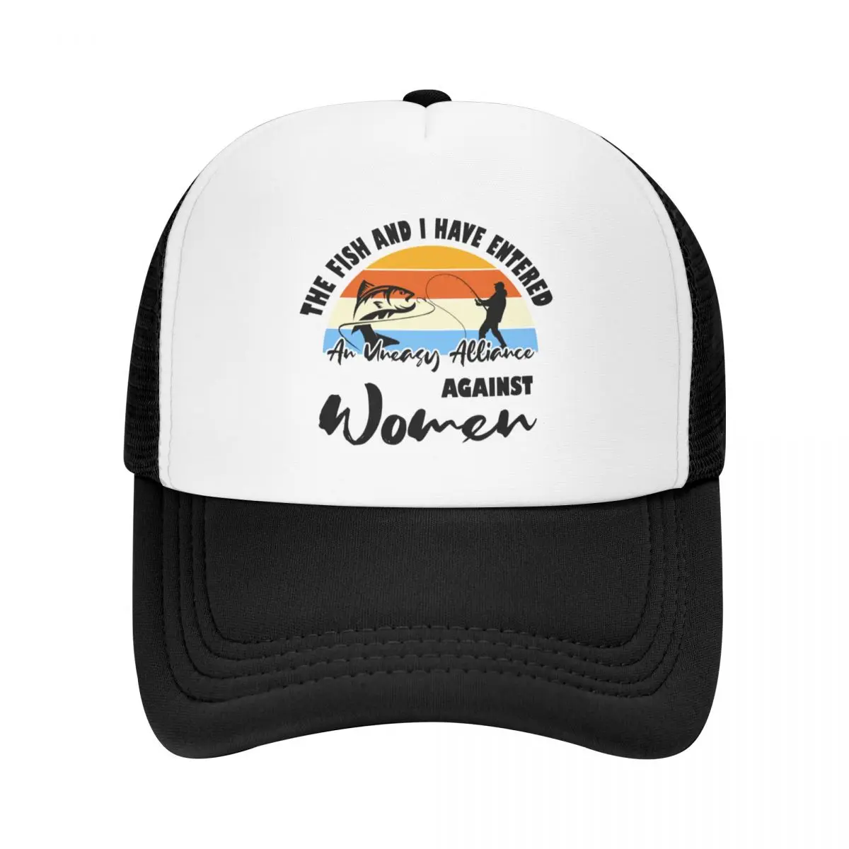 

The Fish and I Have Entered an Uneasy Alliance Against Women Baseball Cap |-F-| Christmas Hat Golf Cap Hats For Women Men's