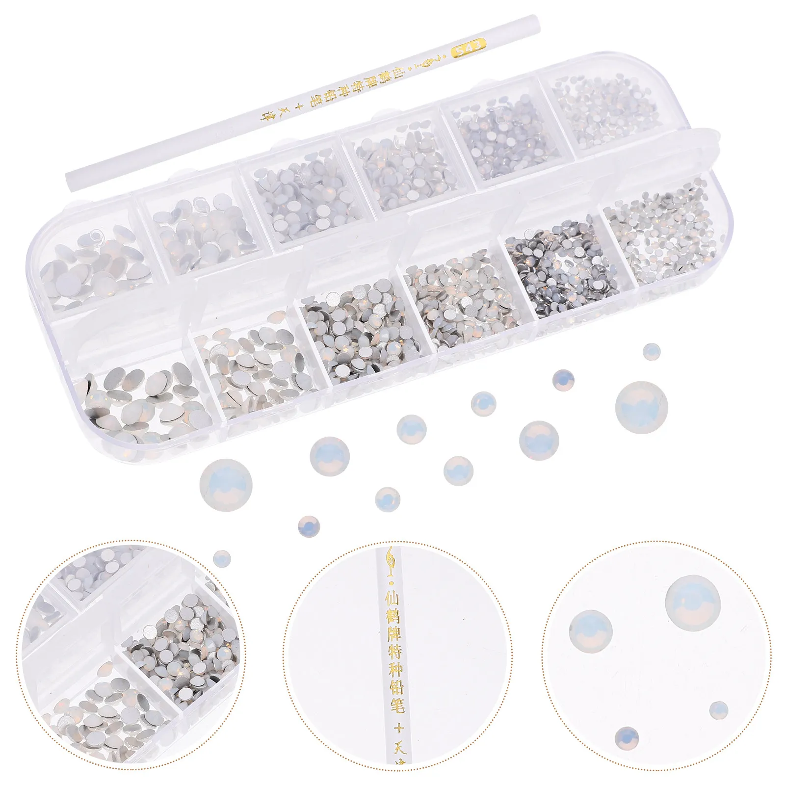 

1Set Nail Art Gems Box Exquisite Mini Nail Charms Creative Decorations Perfect for DIY Fashion Supplies