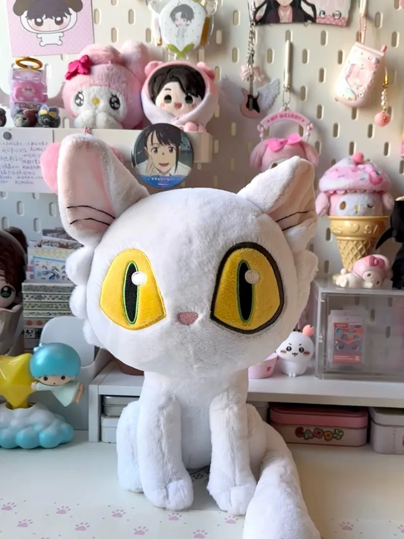 Anime Suzume no Tojimari Cute Cat Plushies Soft Stuffed Plush Anime Character Figure Decorative Holiday Birthday Pandent - view 2