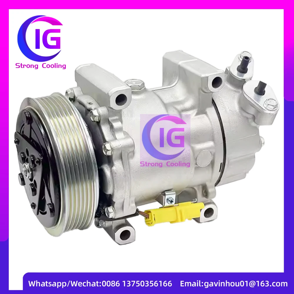 

Компрессор переменного тока SD6V12 для Peugeot 206 SW (2E/K) 02-07/CITREON C2 2003-09 9639078180 9646273380 9655191580 9655191680 9684480480